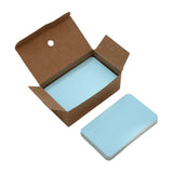 ECOMISTIQ 100Pcs Small Blank Business Cards 3.5x2 for DIY Party Invitations Art Crafts Blue | Cardstock | Scrapbooking & Paper C
