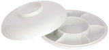 Jack Richeson Palette 7 Well Round with Porcelain Cover