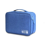 Labros Polyester Cable Organiser Bag For Gadgets, Light Blue