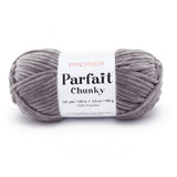 Premier Parfait Chunky Yarn, Super Bulky Weight, Ideal for Knitting and Crocheting, Chenille, Seal, 3.5 oz, 131 Yards
