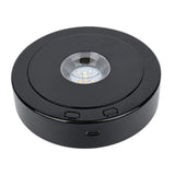 TRENDIVIBE Rotating Display Stand Cake Decorating 360 Degree Jewelry Electric Turntable Black