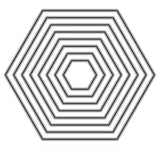 Hexagon Background Cutting Dies Metal Hexagon Die Embossing Stencils for Thanksgiving Christmas Greeting Card Paper DIY Craft De