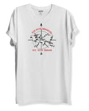 Adro Die With Memories Not With Dreams Mens Printed T-Shirt (Xl, White)
