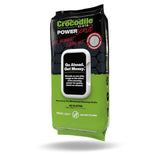 Crocodile Cloth PowerSCRUB - 40 (15 x 10) Heavy Duty Cleaning Wipes - Dual-Surface Cloths, Moist, Absorbent, & Disposable - Safe