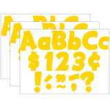 Yellow Gold Funtastic 4 Letters Combo Pack, 208 Per Pack, 3 Packs