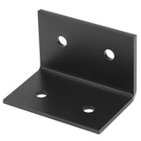 Fanmao 2 Pack 5 x 3-1/4 L Angle Brackets - 90 Corner Braces for Wood Posts, Pergolas & Furniture, 3/16 Thick