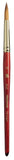 Princeton Heritage Short Handle Round Paint Brush | Maximum Colour Holding Capacity | Even & Consistent Flow | Fine Detail to Br