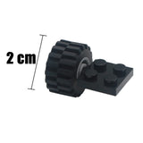 Tires Wheels and Axles Sets - 56 Pieces Brick Accessories Basic Classic Building Block Toys,Car Truck Wheels Parts