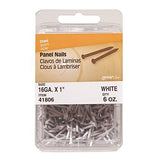 Philstone 41806 6 Oz 1 White Colored Interior Panel Nails