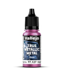 Vallejo - Crimson Magenta Base | True Metallic Metal TMM | Acrylic Colors for Painting Metal Effects on Fantasy, Historical, and