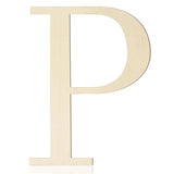 Large Wooden Letters 12 Inch Paintable Wood Letter P for Wall Decor, 1/5 Inch Thick Wooden Alphabet Letters Cutouts for DIY Craf