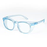 MORK&SUKY Stylish Safety Glasses - ANSI Z87.1 Certified, Impact Resistant, Anti-Fog and UV Blocked, Eye Protection for Lab, Scie