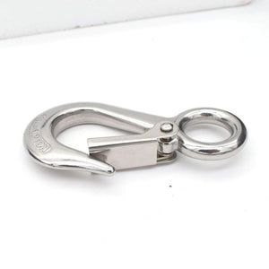 Alele Grab Hooks,Slip Hooks,304 Stainless Steel Lifting Hook Rigging Accessory,440 lbs.Work Load (Grab Hooks 0.2t)