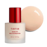 TIRTIR Mask Fit Red Foundation?Long Lasting Flawless Coverage, Energy Essence, Lightweight, Hydrating, Pore-Blurring, Breathable