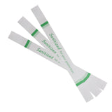 Germiwipe 500Pcs Sanitized Toilet Seat Band,Hotel Essentials, Printed Toilet Strips for Hotels Motels Hospitals (Green/White) TS