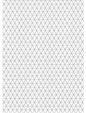 inr |Isometric Dots Grid Line A3 Paper |5 mm Distance Between Dots |Equilateral 3D Triangle Graphical Shapes | Pack of 50 Sheets