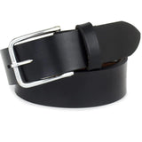 Fullfills Leather Formal Black Colour Belt For Men Length 122 Cm, W 3.5 Cm, 6 Hole