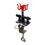 Enakshi Airbrush Holder | Universal Sturdy Bracket for 4 Airbrushes and 1 Filter with Locking Nut | 360 Rotatable Metal Support