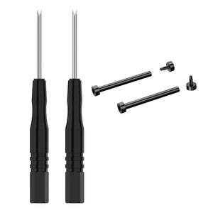 hengkang Compatible with Amazfit T-Rex 2 Smart Watch Screw Accessory, 2PCS Stainless Steel Replacement Screws with 2PCS Screwdri