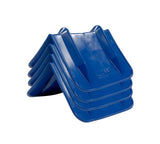 Mytee Products (4 Pack) V Edge Protectors Flatbed, 8 x 12, Blue | Vee Shaped Plastics Corner Protectors for Cargo Loads | Tie Do