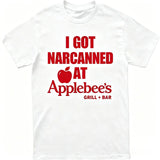 "I Got Narcanned At Applebee's" T-Shirt – Funny Gen Z Absurdist Graphic Tee