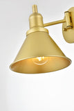 Living District Jair 1-Light Metal Plug-In Wall Sconce In Black