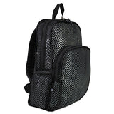 EastSport 113960BJBLK Mesh Backpack, 12 x 17 1/2 x 5 1/2, Black