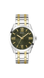Guess Elliot Green Round Dial Analog Men'S Watch - Gw0893G1