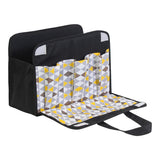 Preety Krafts Handbag Organizer/Travel Storage Bag/Multi Pocket/Bag Organizer Abstract Yellow