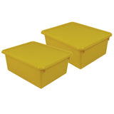 Romanoff Products ROM160032 Stowaway Yellow Letter Box with Lid44; 13 x 10.5 x 5 in. 2 Each