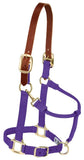 Weaver Leather Nylon Adjustable Breakaway Horse Halter, Large, Purple