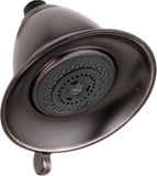Delta Faucet 3Spray Shower Head, High Pressure Shower Head Oil Rubbed Bronze, Massage Shower Head, High Flow Shower Head, Venet