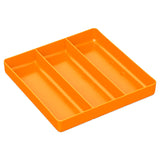 Ernst Tool Garage Organizer Tray, Orange, 3Compartments