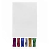 200 Clear Poly Cello Bags 9x12 with Twist Ties - 1.4mils Thickness OPP Large Plastic Bags Party Favors Supplies Thank you Gift (