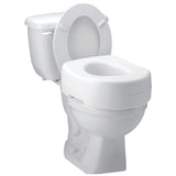 Carex Toilet Seat Riser Adds 5.5 Inch of Toilet Height Raised Toilet Seat with 300 Pound Weight Capacity, SlipResistant, To