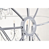 Living District Cordelia 24-Light Transitional Metal Pendant In Chrome