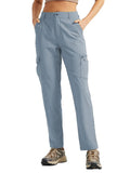 Toplot Womens Functional And Fashionable Cargo Pant (Women-Cargo-5224-Silver-36),Silver,36,B0DTF7FKPN