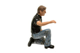 American Diorama 23915 Biker Motorman Figure For 1-24 Scale Models