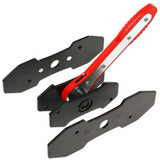 G-PLUS 360 Brake Caliper Press Tool with 2 Groups Steel Plates,4 in 1 Universal Disc Ratchet Brake Caliper Tool,Ratchet Piston S