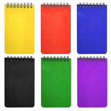 Climberty 6Pack A7 Mini Spiral Notebooks, Small Pocket Notepads With Lined Pages, Portable Writing Pads For Notes, Journaling, 