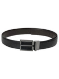 Calvin Klein Solid Black Leather Classic Belt