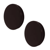 Westbrass D980R-2-12 Floating No-Hole Bath Waste Overflow Faceplate and Adaptor, Oil Rubbed Bronze (2-Pack)