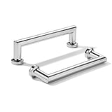 khtumeware 10-Pack 3-1/2Inch(89mm) Polished Chrome Cabinet Pulls,Heavy-Duty Solid Handles for Kitchen Cabinets, Cupboards, Drawe