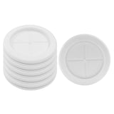 suiwotin 6pcs 2 ID 2-3/8 Drill Hole Rubber Grommets, Firewall Hole Plug Wire Protection, Double-Sided Round Hole Grommet Kit (Wh