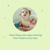 Babyganics Baby Shampoo + Body Wash Pump Bottle, Chamomile Verbena, 16oz, 3 Pack