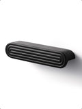 JIASENBAO 2 Pack Black Cabinet Pulls 3-3/4 Hole Center Drawer Pulls Circle Bathroom Dresser Handles Hardware Zinc Alloy