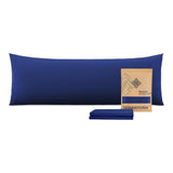 DOWNSTORIA Body Pillow Cover, Ultra Soft Microfiber Long Pillowcase, Envelope Closure Large Pillow Cases 20x54 inch (Navy Blue)