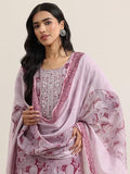 Libas Women'S Linen Kurta Set (99504 Pink M