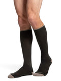 Sigvaris Mens & Womens Motion Thermoregulating Wool Closed Toe CalfHigh Socks 1520mmHg Olive Small Medium