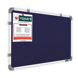 Yajnas 1.5X3 Feet Premium Material Blue Designed Notice Board/Soft Board/Bulletin Board/Pin-Up Display Board For Study Room, Off